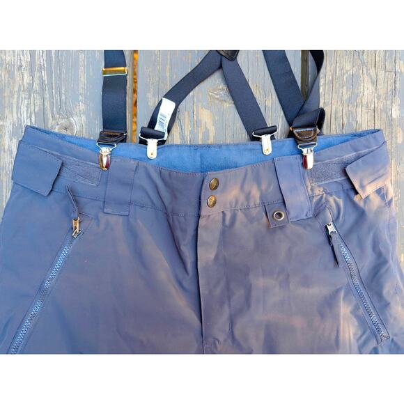 Arctix Men’s Insulated Ski Snowboard Pants Bibs (36-38W 34L) Grey 5K Waterproof - Picture 4 of 7